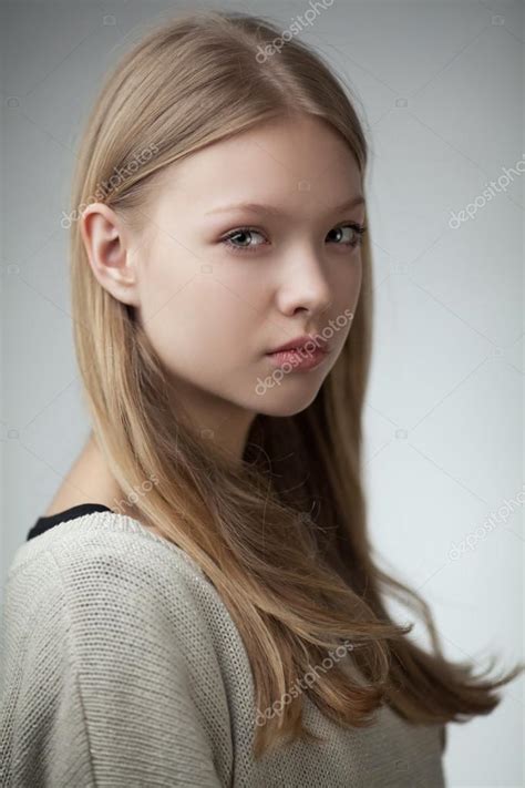 beautiful blonde teen|Cute teen teenager blonde girl Stock Photos and Images